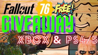 FALLOUT 76 FREE STUFF - LEGENDARY SHACK NOW OPEN - FO76 GIVEAWAYS! XBOX & PS4/5