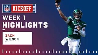 Every Zach Wilson Play from NFL Debut in Week 1 | NFL 2021 Highlights
