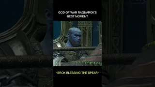 Brok Blesses the Spear | Kratos & Brok Best Moment | God of War Ragnarok