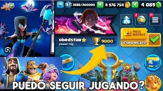 QUE PASA CUANDO LLEGAS A 9000 COPAS EN CLASH ROYALE? #clashroyale