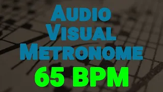 65 BPM Audio-Visual Metronome/Click Track