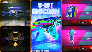 8 Bit Unicorn Crate Opening Pubg Mobile | 8 Bit Unicorn M762 Upgrade to Max Level