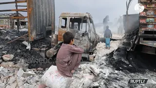 Взрыв бензовозов в Кабуле