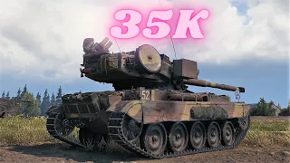 35K Spot Damage AMX 13 105 - 18.7K & AMX 13 105 - 16.4K  World of Tanks , WoT Replays tank battle
