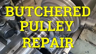 Butchered Slotting Head Pulley Repair .