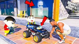 Franklin & Shinchan Fight with EVIL NUN and buy new RC CAR in GTA 5 ! (GTA 5 Mods)