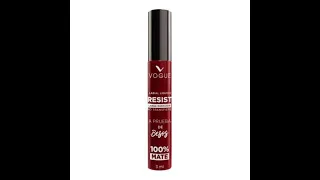 Reseña de labial liquido resist de Vogue