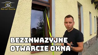 JAK OTWORZYĆ OKNO ZA POMOCĄ TAŚMY? 🔥 - STRAŻAK PREZENTUJE