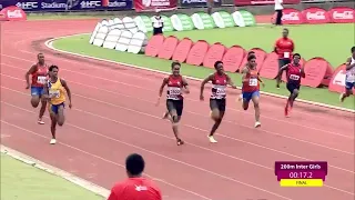 200m Inter Girls Finals - Coca Cola Games 2023