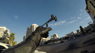 Harley sportster forty eight Riding Around Las Vegas blvd!