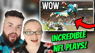 Irish couple's mind-blowing reactions to the most athletic NFL plays ever