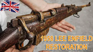 Restoration of British 1958 rifle  - lee enfield restoration | gun restoration