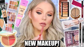 TESTING NEW VIRAL OVERHYPED MAKEUP (Drugstore & High End) FULL FACE FIRST IMPRESSIONS | KELLY STRACK