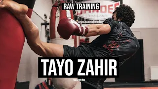 RAW Training With Tayo Zahir | Muay Thai Fight Camp - Siam Boxing