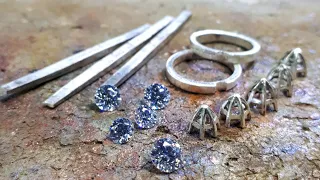 jewelry making - how make solitaire ring for women