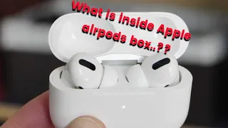 What inside AirPods pro box..??📦 #apple #appleairpods