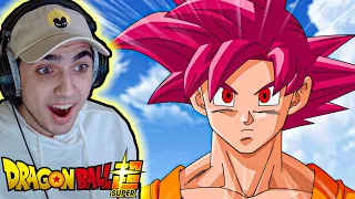 SUPER SAIYAN GOD! Dragon Ball Super REACTION Episode 9