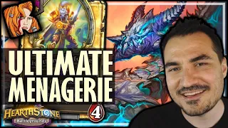 THE ULTIMATE MENAGERIE! - Hearthstone Battlegrounds