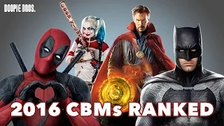2016 Comic Book Movies Ranked Worst - Best