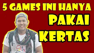 5 GAMES SERU MENGGUNAKAN MEDIA KERTAS, COCOK UNTUK SERU-SERUAN SAMBIL BELAJAR.