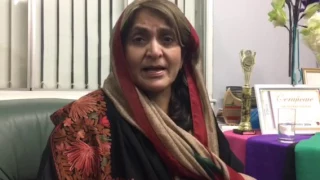 Fauzia Kasuri interviewing with CNI News