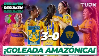 Resumen y goles | Tigres 3-0 Pumas AP2023-J12 | Liga Mx Femenil | TUDN