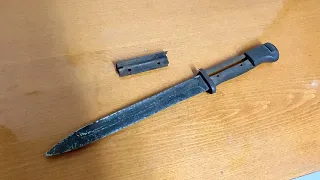 Восстановление штык-ножа от винтовки Маузер к98