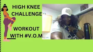 ONE OF THE HARDEST BUT I DID IT =COMPLETE/DAY 30#240count#workout#vomvideo#highknee#2024🌈