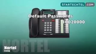 How To Reset Voicemail Passwords On The Nortel T7316 Phone