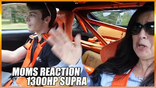 18 Year Old Scares Mom in 1300HP Supra