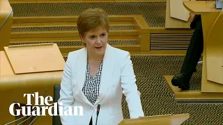 Nicola Sturgeon condemns 'racist thugs' after Glasgow protests