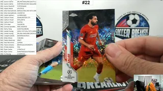 2019-20 Topps Chrome UEFA Champions League Soccer 4 Hobby Box PYT Break #22 (SOCCER BREAKERS FC)