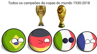 Os campeões da copa do mundo 1930-2018