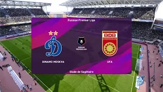 PES 2020 | Dinamo Moscow vs UFA - Russia Premier League | 16 September 2019 | Full Gameplay HD