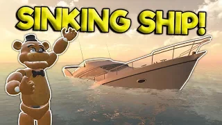 TSUNAMI SINKING SHIP SURVIVAL?! - Garry's Mod Roleplay Gameplay - Gmod Multiplayer Survival