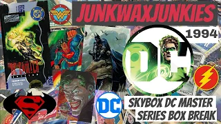 1994 Skybox Dc Comics Master Series box break Batman Superman and rare card hunt