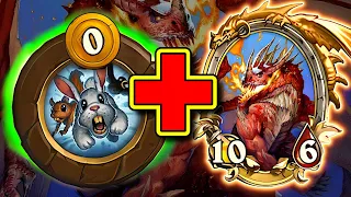 4x Kalecgos, 4x Warpwing in 1 Turn! | Hearthstone Battlegrounds