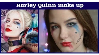 Харли Квинн Макияж - отряд самоубийц | Harley Quinn Suicide Squad Make up | Хэллоуин - Halloween