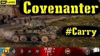 World of Tanks Covenanter Replay - 8 Kills 1.8K DMG(Patch 1.6.1)