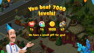 Gardenscapes Level 7000 | Completed in 1 Minute
