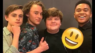 IT Movie Cast😊😊😊 - Finn, Jack, Wyatt and Jaeden CUTE AND FUNNY MOMENTS 2018 #2
