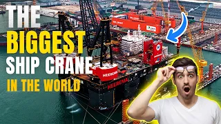 The Biggest Ship Crane in The World 2024  #marineengineering #ocean