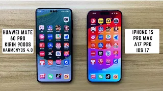 iPhone 15 Pro Max vs Huawei Mate 60 Pro | SPEED TEST