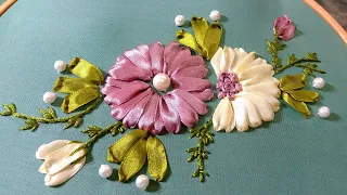 Easy Ribbon Embroidery | Ribbon Work