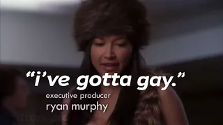 glee characters being not straight for 3 minutes gay