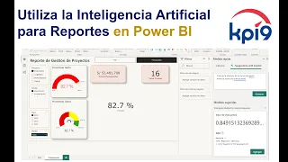 Utiliza la Inteligencia Artificial para Reportes en Power BI