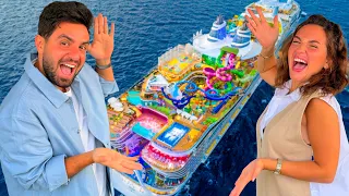 رحلتنا في أكبر سفينة في العالم !! 🚢