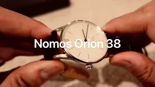 On wrist review of the Nomos Orion 38!  Finally some sizing advice. Which Nomos is right for you?