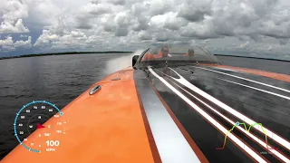 2019 Mystic C3800 w Merc 450's prop testing