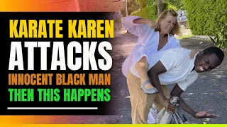 Karate Karen Thinks Black Man Stole Her Purse. Then This Happens